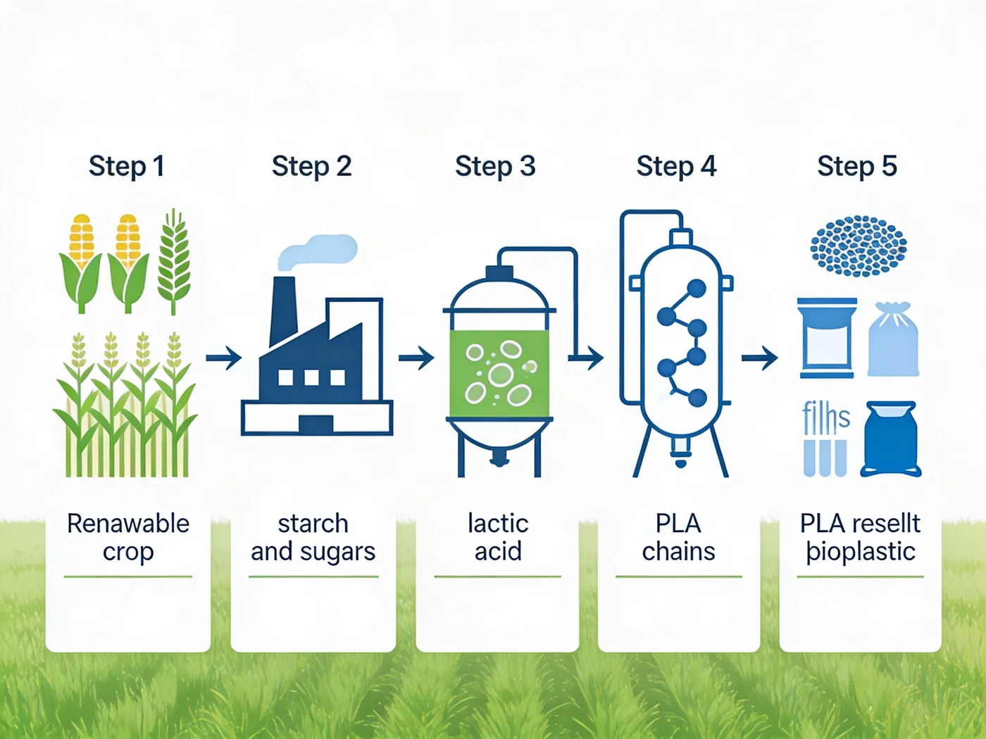 Bio-based material production route (Phase 2 direction).